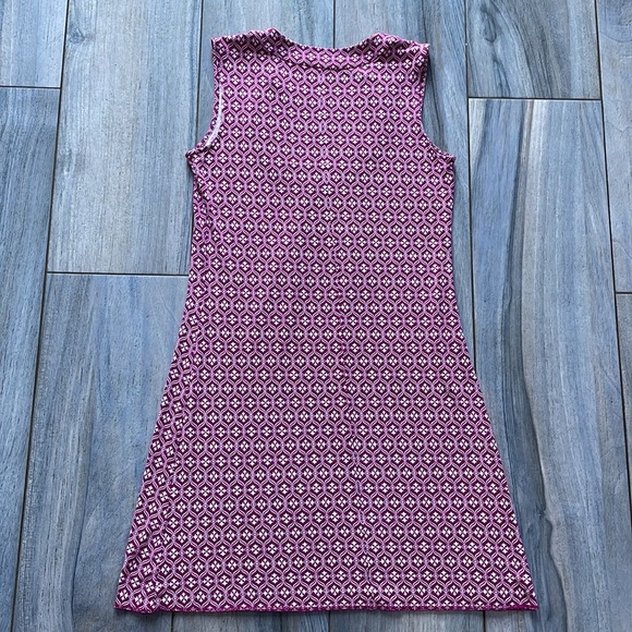 Banana Republic Pink Patterned Dress Size Xs - Picture 7 of 7